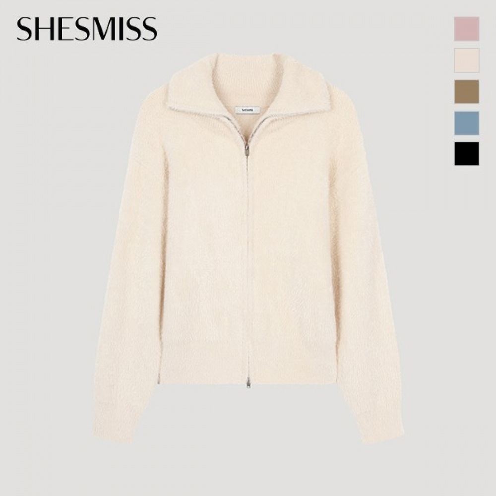 (Shes Miss) ヘアリーツーウェイジップアップカーディガン_SSKCDO42570 (Shes Miss) ヘアリーツーウェイジップアップカーディガン_SSKCDO42570