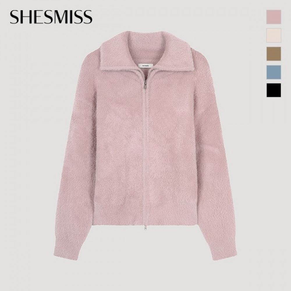 (Shes Miss) ヘアリーツーウェイジップアップカーディガン_SSKCDO42570 (Shes Miss) ヘアリーツーウェイジップアップカーディガン_SSKCDO42570