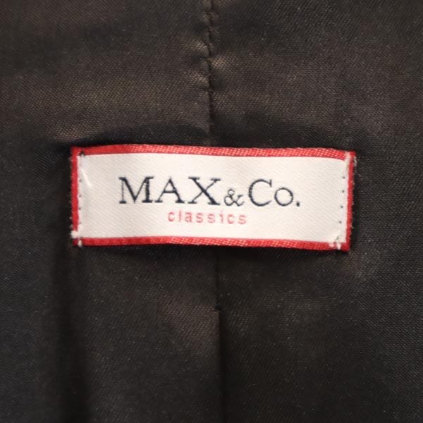 マックスアンドコー テーラードジャケット 38 グレー系 MAX&CO レディース
