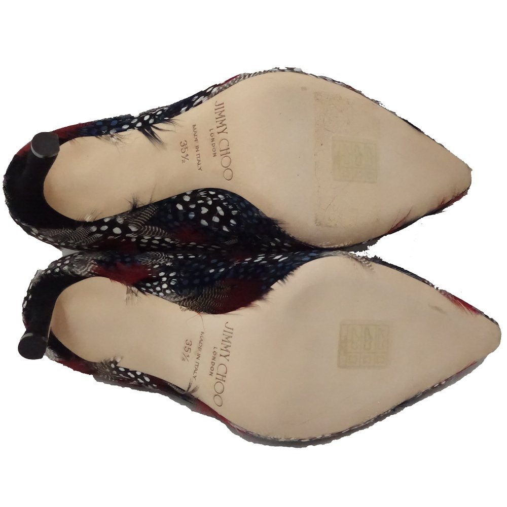 ROMY パンプス 35 1/2 スウェード ブラック マルチカラー / 082926【中古】 ROMY パンプス 35 1/2 スウェード ブラック マルチカラー / 082926【中古】