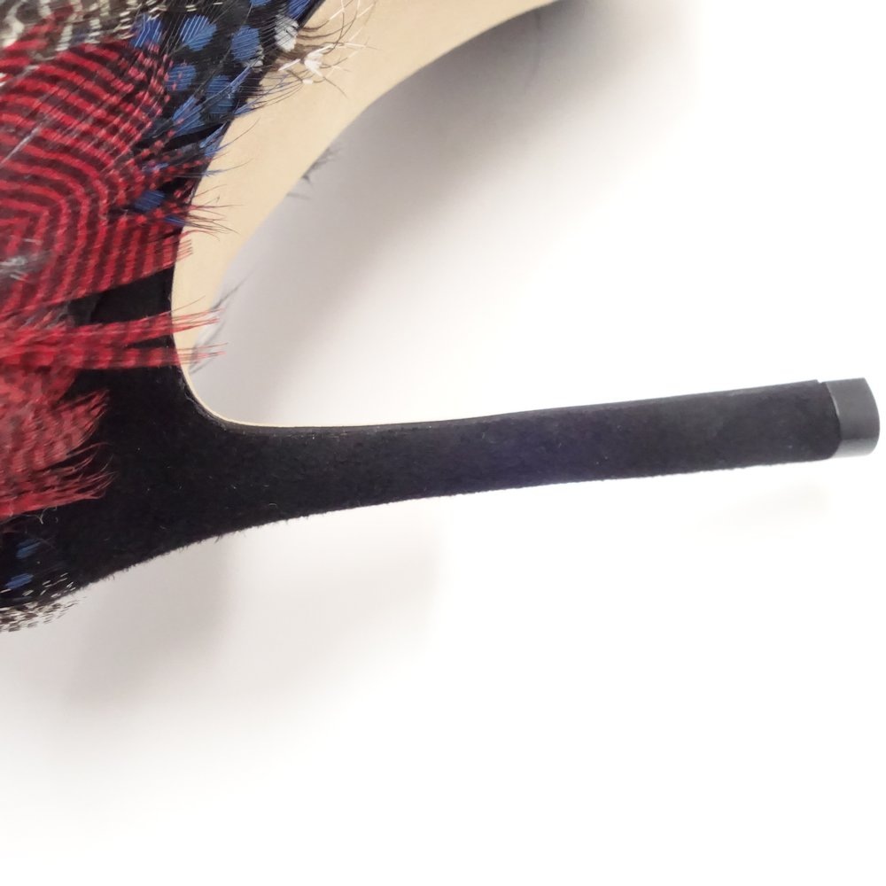 ROMY パンプス 35 1/2 スウェード ブラック マルチカラー / 082926【中古】 ROMY パンプス 35 1/2 スウェード ブラック マルチカラー / 082926【中古】