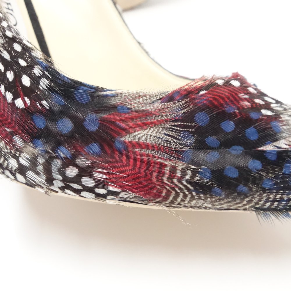 ROMY パンプス 35 1/2 スウェード ブラック マルチカラー / 082926【中古】 ROMY パンプス 35 1/2 スウェード ブラック マルチカラー / 082926【中古】