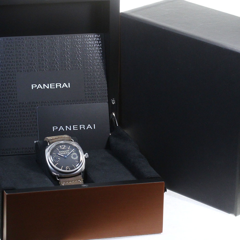 パネライ PANERAI PAM00992 ラジオミール 8デイズ スモールセコンド 手巻き メンズ 箱・保証書付き_817231【中古】 パネライ PANERAI PAM00992 ラジオミール 8デイズ スモールセコンド 手巻き メンズ 箱・保証書付き_817231【中古】