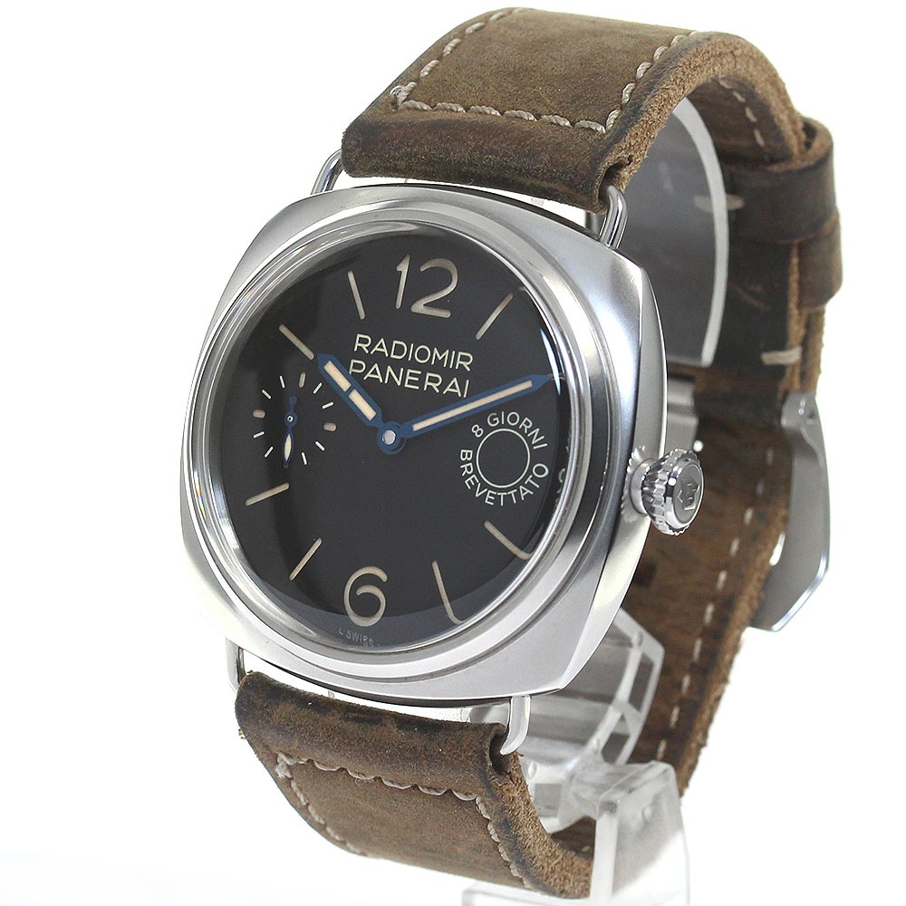 パネライ PANERAI PAM00992 ラジオミール 8デイズ スモールセコンド 手巻き メンズ 箱・保証書付き_817231【中古】 パネライ PANERAI PAM00992 ラジオミール 8デイズ スモールセコンド 手巻き メンズ 箱・保証書付き_817231【中古】