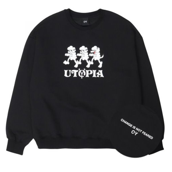 [OY](オーワイ) [新着] SHEEP＆WOLF MTM 3色 / パーカー トレーナー 長袖 Tシャツ 韓国ファッション 韓国トレーナー