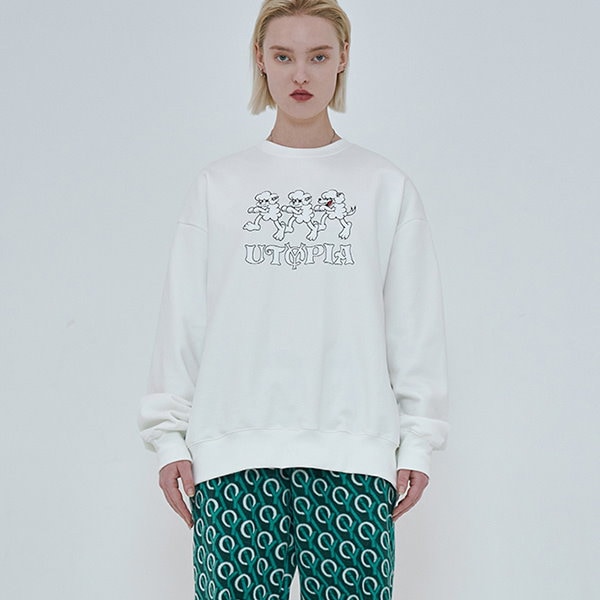 OPENYARD OY ホワイト パーカー&長袖Tシャツ セット OPENYARD OY ホワイト パーカー&長袖Tシャツ セット OPENYARD OY