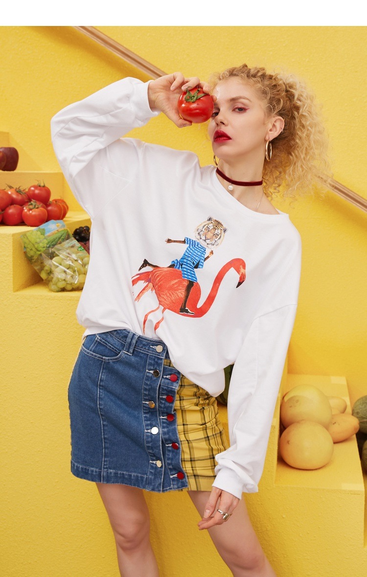 ステッチ切り返しスカート チェック デニム レディース スカート ミニ 韓国 ミニスカート 台形 おしゃれ 10代 20代 夏 春 ダメージ フロントボタン ショート 女性 カジュアル ナチュラル