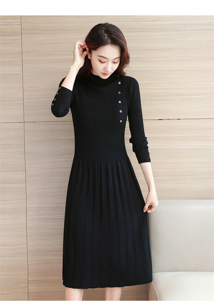ニットワンピース 秋冬 レディース ロングワンピース 長袖 プチハイネック ニットセーター プリーツワンピース セーター マキシ丈 秋冬 ミモレ丈 Aライン フレア プリーツ ゆったり 無地 体型カバ ニットワンピース 秋冬 レディース ロングワンピース 長袖 プチハイネック ニットセーター プリーツワンピース セーター マキシ丈 秋冬 ミモレ丈 Aライン フレア プリーツ ゆったり 無地 体型カバ