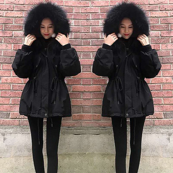 Qoo10] モッズコート ファー付き ジャケット 韓