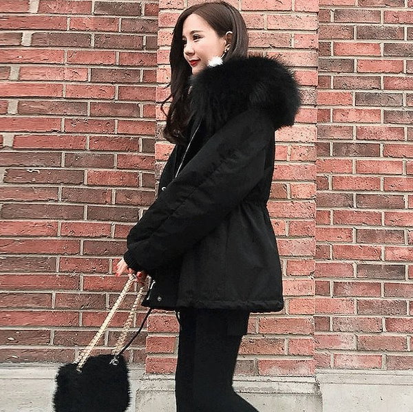 Qoo10] モッズコート ファー付き ジャケット 韓