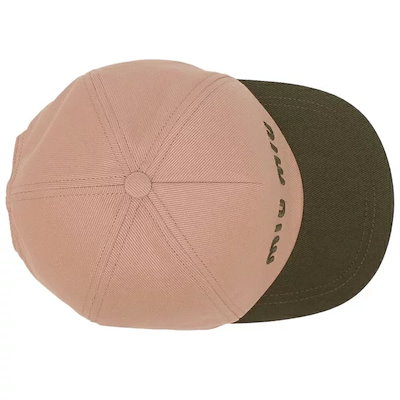 即購入OK MIU MIU キャップ　ピンク ピンク系 MiuMiu(ミュウミュウ) 帽子(レディース) - 海外通販のBUYMA