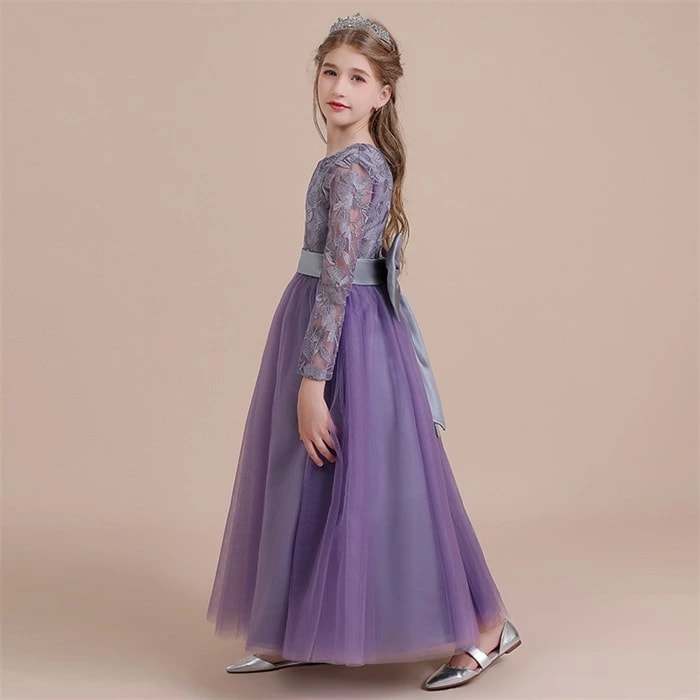 【本日限定】ピアノ発表会 ドレス 子供 女の子 パープル 紫 発表会ドレス 長袖 子ども ワンピース お祝い日 演奏会 音楽会 フォーマル 誕生日 撮影 パーティー ジュニア キッズ ロングドレス ロ 【本日限定】ピアノ発表会 ドレス 子供 女の子 パープル 紫 発表会ドレス 長袖 子ども ワンピース お祝い日 演奏会 音楽会 フォーマル 誕生日 撮影 パーティー ジュニア キッズ ロングドレス ロ