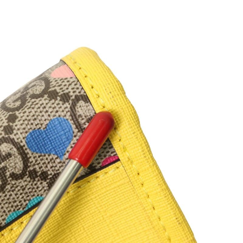 GUCCI グッチ ハート GGスプリーム トートバッグ ベージュ A-7899