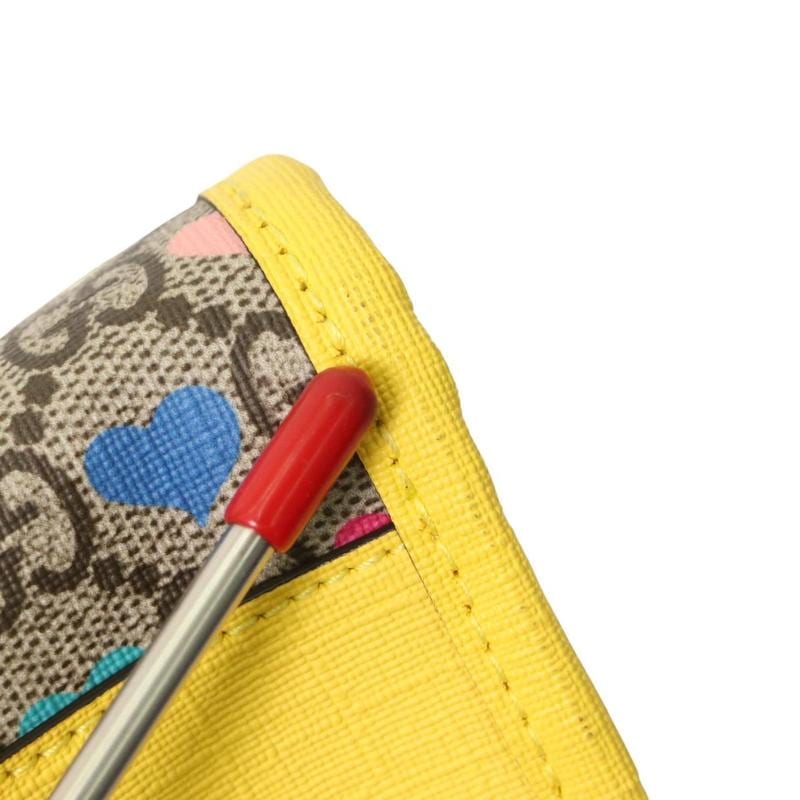 GUCCI グッチ ハート GGスプリーム トートバッグ ベージュ A-7899