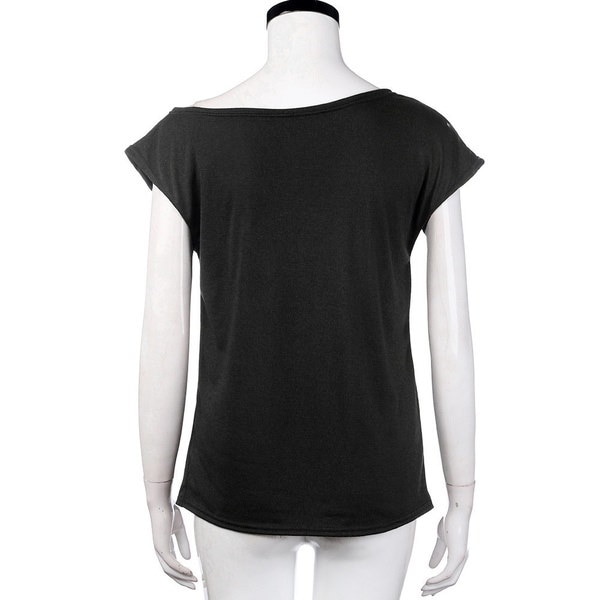 Bpfair Fashion WomenルーズプルオーバーTシャツSolid Off Shoulder Casual Blouse Bpfair Fashion WomenルーズプルオーバーTシャツSolid Off Shoulder Casual Blouse
