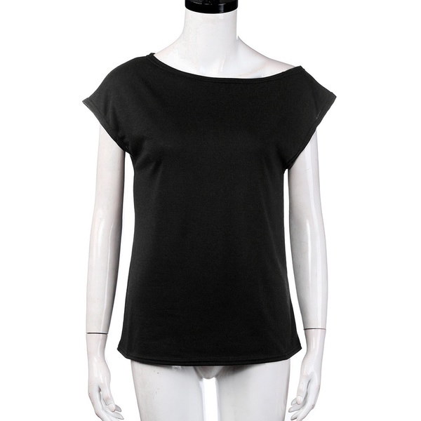 Bpfair Fashion WomenルーズプルオーバーTシャツSolid Off Shoulder Casual Blouse Bpfair Fashion WomenルーズプルオーバーTシャツSolid Off Shoulder Casual Blouse