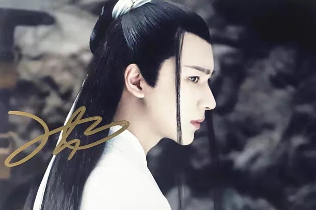 中国ドラマ『春花秋月 ～初恋は時をこえて～』上官秋月 李宏毅 タレント直筆サイン付き宣伝写真15枚セット 中国限定グッズ