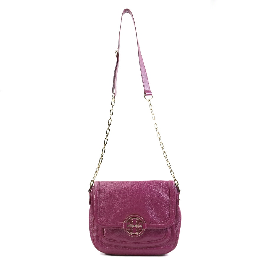 トリーバーチ Tory Burch ショルダーバッグ レザー ピンクパープル レディース h30716k