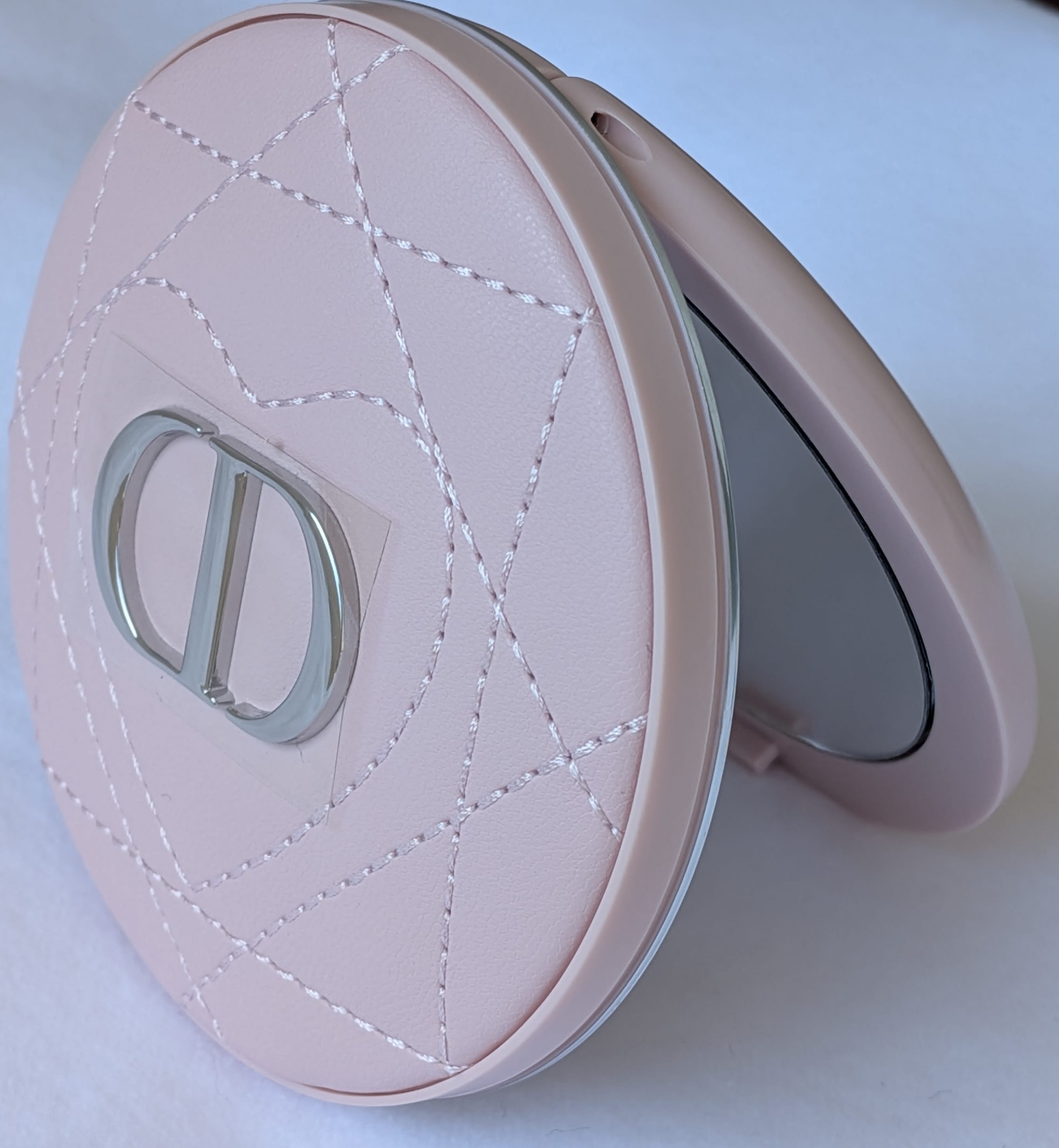 Qoo10] Dior ピンクダブルミラー コンパクトミラー