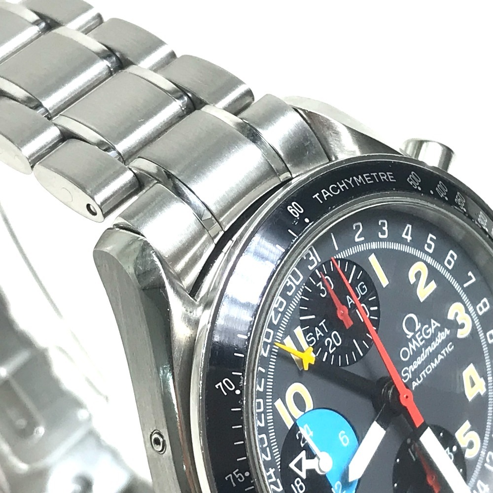 腕時計 3520.53 トリプルカレンダー スピードマスター 自動巻き SS シルバー