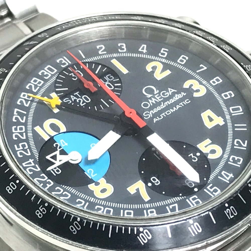 腕時計 3520.53 トリプルカレンダー スピードマスター 自動巻き SS シルバー