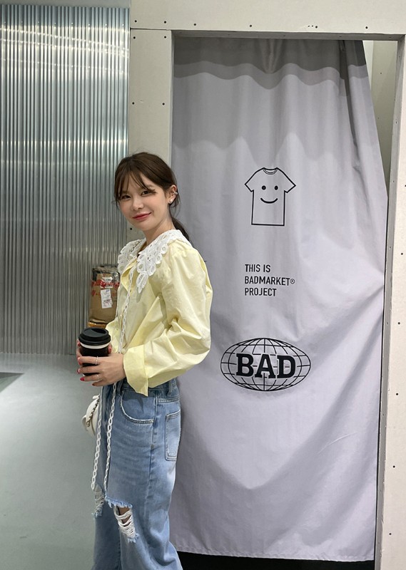 WXLSTUDIO レトロウォッシュデニムカラーシャツショートパンツスーツレディース春新作デザイン2点セット