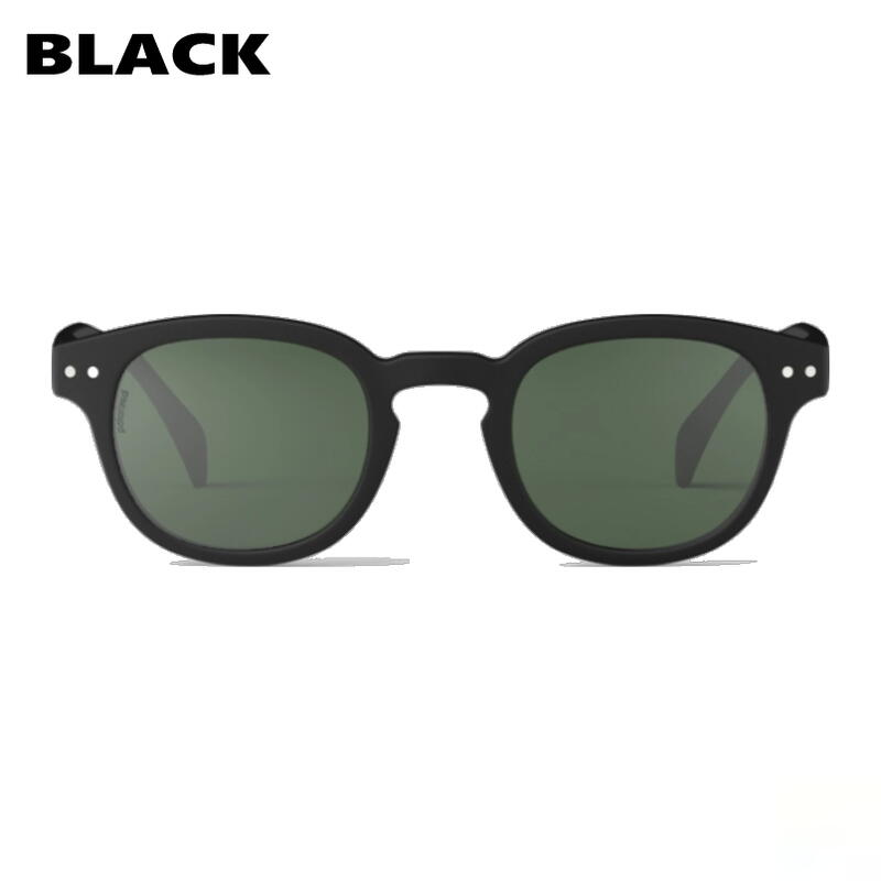 正規品　サングラス SUN POLARIZED #C グリーンレンズ ブラック トータス ライトトータス