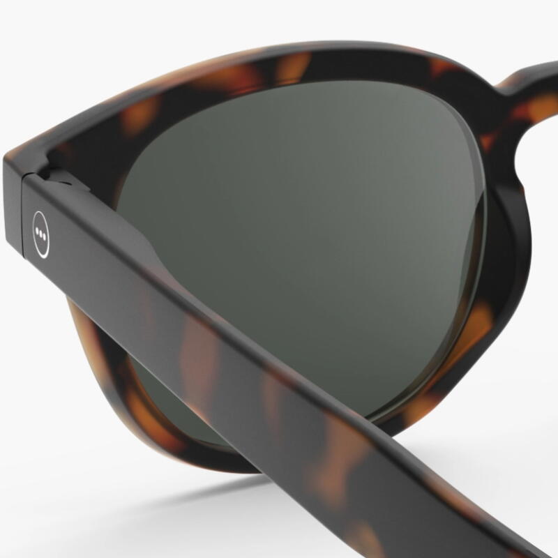 正規品　サングラス SUN POLARIZED #C グリーンレンズ ブラック トータス ライトトータス