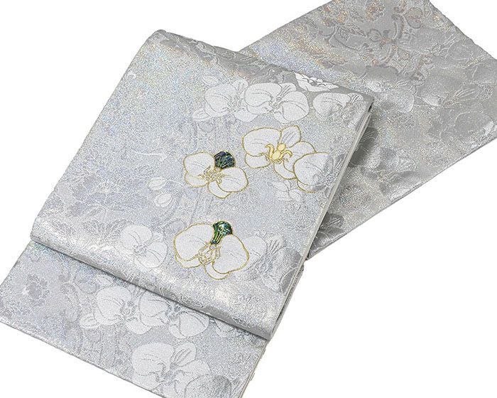 袋帯 新品仕立済 西陣 華翔苑謹製 胡蝶蘭 袋帯 新品 仕立て上がり パーティー g2891 袋帯 新品仕立済 西陣 華翔苑謹製 胡蝶蘭 袋帯 新品 仕立て上がり パーティー g2891
