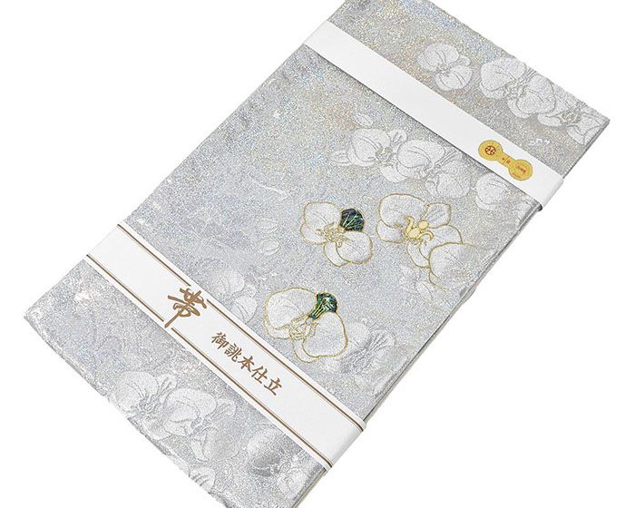 袋帯 新品仕立済 西陣 華翔苑謹製 胡蝶蘭 袋帯 新品 仕立て上がり パーティー g2891 袋帯 新品仕立済 西陣 華翔苑謹製 胡蝶蘭 袋帯 新品 仕立て上がり パーティー g2891