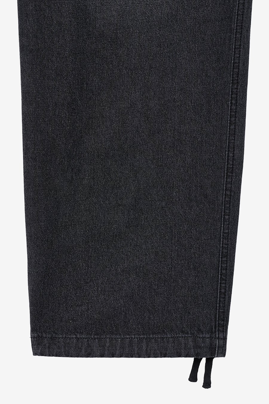 【INSILENCE】 LIGHT DENIM WIDE PANTS : BLACK