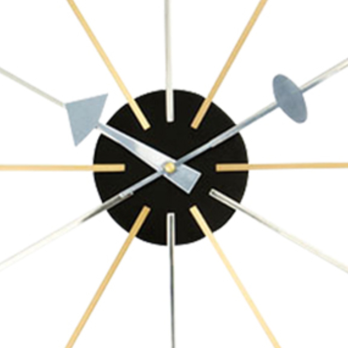 掛け時計 スター ジョージ・ネルソン リプロダクト 直径61cm 時計 デザイナーズ 壁掛け時計 ウォールクロック 壁 かけ時計 掛時計 おしゃれ 秒針なし インテリア 雑貨 リビング