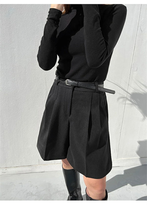 Qoo10] パンツ ハーフパンツ レディース 冬 シ