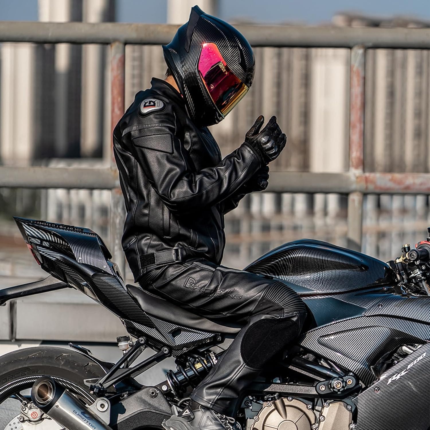 バイクジャケット メンズ バイク用コート インナー付き