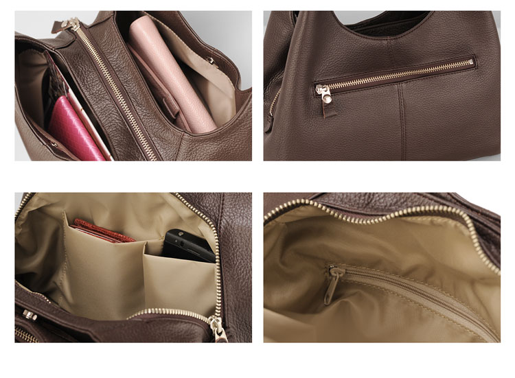 [Jamale]牛革レザーハンドバッグ日本製