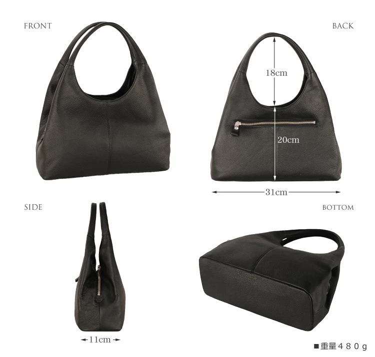 [Jamale]牛革レザーハンドバッグ日本製