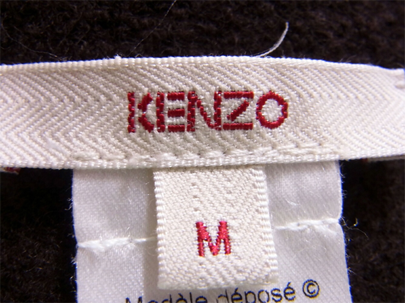 スカート マーメイド フラワー刺繍 Mサイズ ブラウン ピンク系 中古