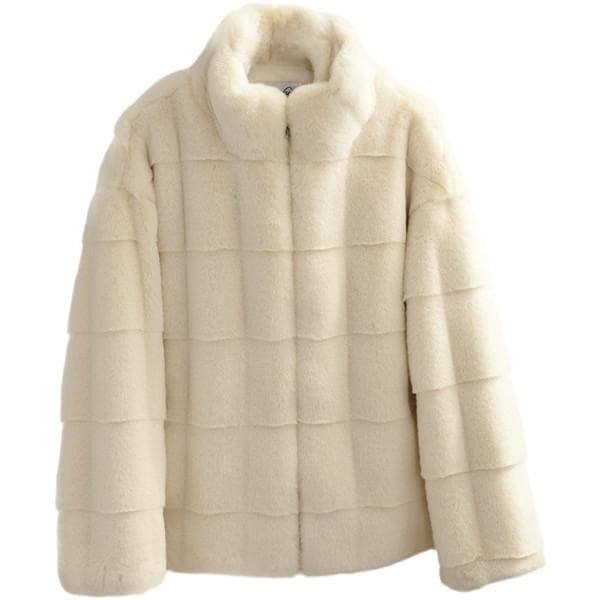 人気品超目玉ファーコートレディースフェイク毛皮毛皮コートボアジャケットボアブルゾンファーアウター秋冬暖かいもこもこ防寒きれいめ