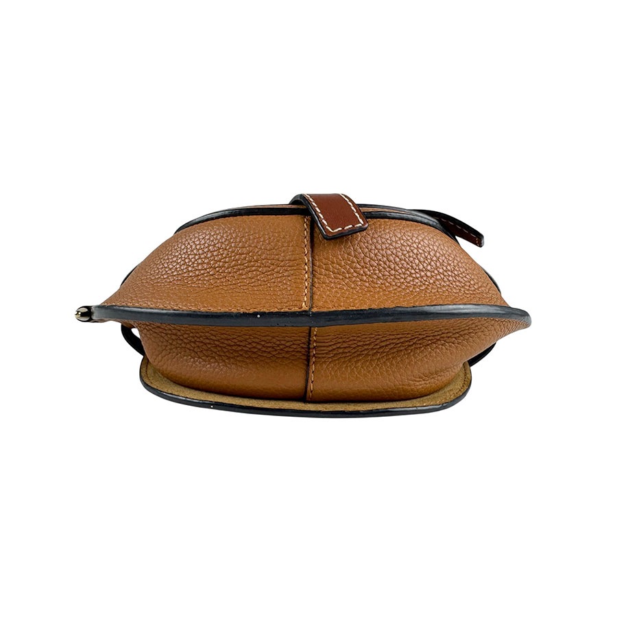 ロエベ LOEWE ショルダーバッグ ゲート ミニ レザー ブラウン レディース z5846