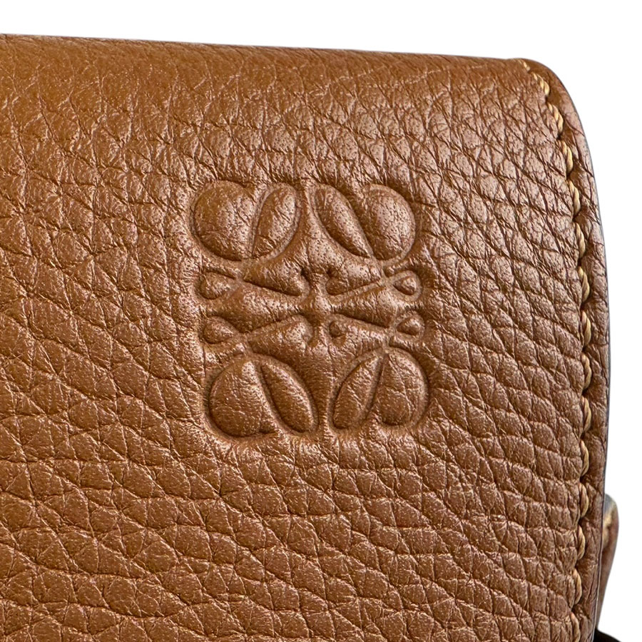 ロエベ LOEWE ショルダーバッグ ゲート ミニ レザー ブラウン レディース z5846