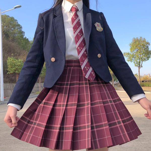 スーツ女の子5点セット女子高校生卒業式小学校女子入学式フォーマルスーツ中学生卒服袴大学プリーツスカートスクール制服チェック柄成人式 母の日
