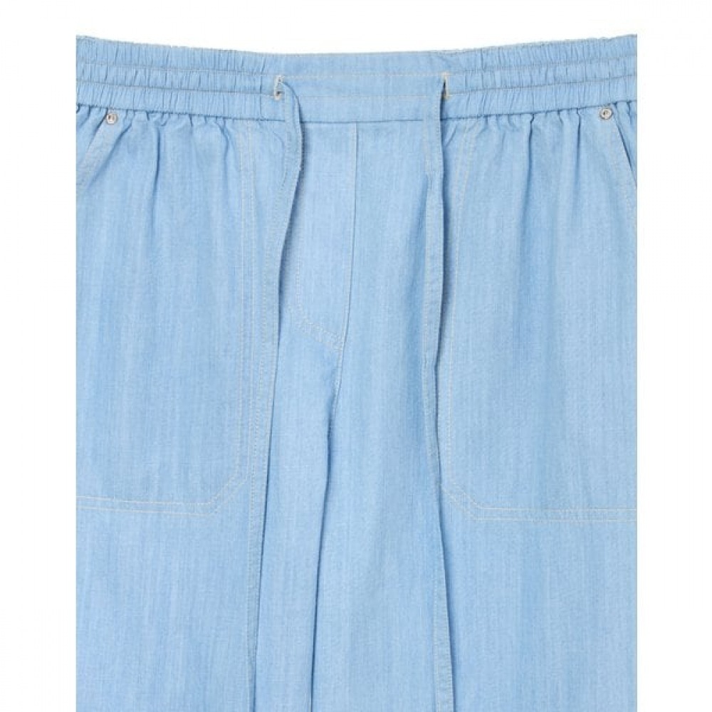 [24SS] [デニムワイドフィット] [ベスト] ライトブルー HSPA4B452B1