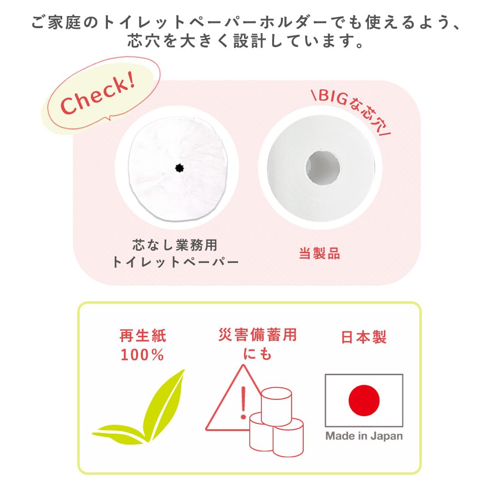 【8個セット】ペンギン トイレットペーパー シングル 200m 32ロール (32ロールで128ロール分) 業務用 芯なし超ロング 長さ4倍巻