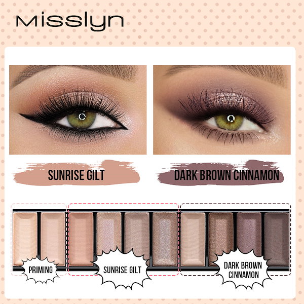 Qoo10] Misslyn 【人気商品】アイシャドウパレット マット