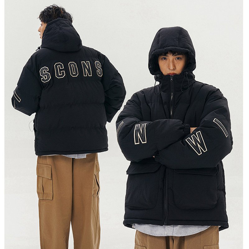 中綿ジャケット メンズ ダウンコットン ジャンパー ブルゾン 韓国風 おしゃれ 英字柄 秋冬 厚手 防風 防寒 大きいサイズ 中綿入り 防寒性 保温 カジュアル 冬物 中綿ジャケット メンズ ダウンコットン ジャンパー ブルゾン 韓国風 おしゃれ 英字柄 秋冬 厚手 防風 防寒 大きいサイズ 中綿入り 防寒性 保温 カジュアル 冬物