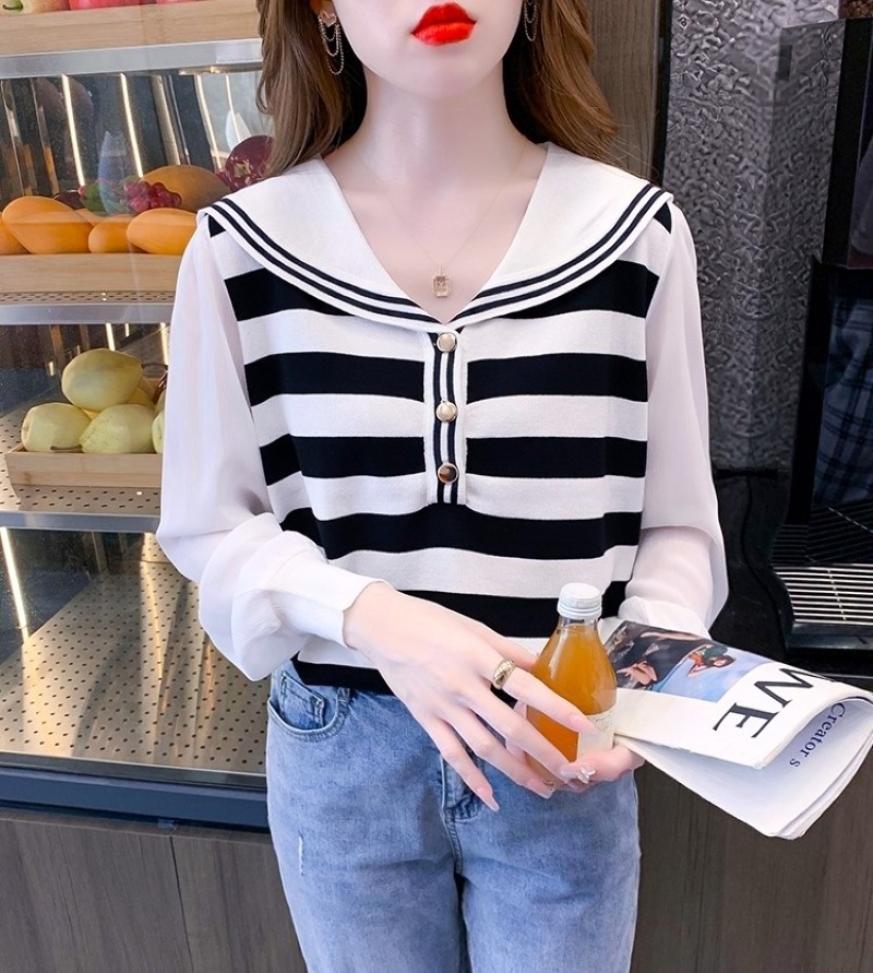 トップス シャツ ブラウス 袖あり 長袖 Vネック フレア 透け感 大人可愛い カジュアル おしゃれ ボーイッシュ 存在感 ストライプ 春 夏 レディース お出かけ 休日 旅行 普段使い 韓国系 トップス シャツ ブラウス 袖あり 長袖 Vネック フレア 透け感 大人可愛い カジュアル おしゃれ ボーイッシュ 存在感 ストライプ 春 夏 レディース お出かけ 休日 旅行 普段使い 韓国系