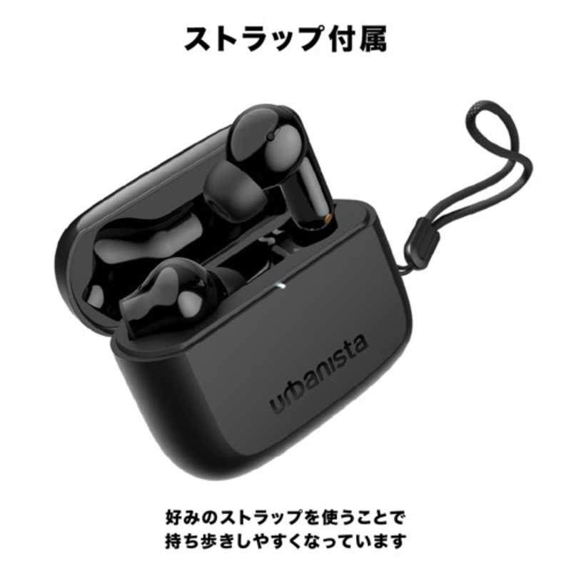 URBANISTA　PALO ALTO（パロアルト）完全ワイヤレス ミッドナイトブラック [ワイヤレス(左右分離) /ノイズキャンセリング対応 /Bluetooth対応]　1037602