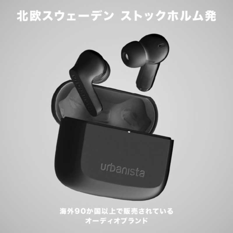 URBANISTA　PALO ALTO（パロアルト）完全ワイヤレス ミッドナイトブラック [ワイヤレス(左右分離) /ノイズキャンセリング対応 /Bluetooth対応]　1037602