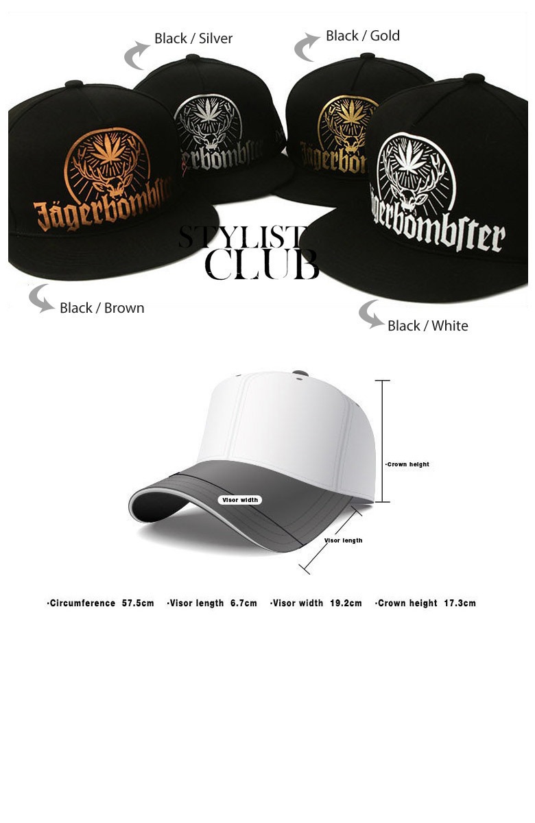 キャップ レディース メンズ 鹿 ヒップホップ Yagerbombster シンプル鹿 ロゴ帽子 かっこいいヒップホップ Cap ダンスス 衣装 ダンスウエア ファッション 芸能人愛用 韓国製 帽子