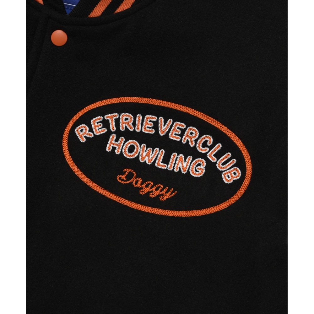 レトリーバー クラブ ビッグ R サッカー バーシティ ジャケット [オレンジ]